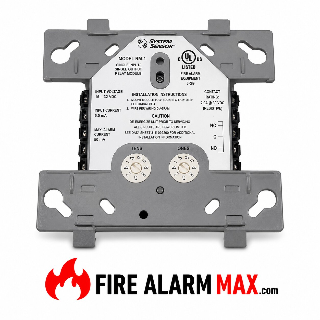 Notifier NZM-100 Zone Interface Monitor Module