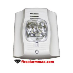 System Sensor P2W-P Horn Strobe White Plain