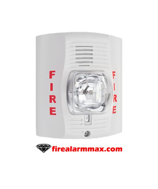 System Sensor P4W White Horn Strobe