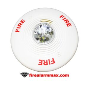 System Sensor PC24115W Ceiling Mount Horn Strobe
