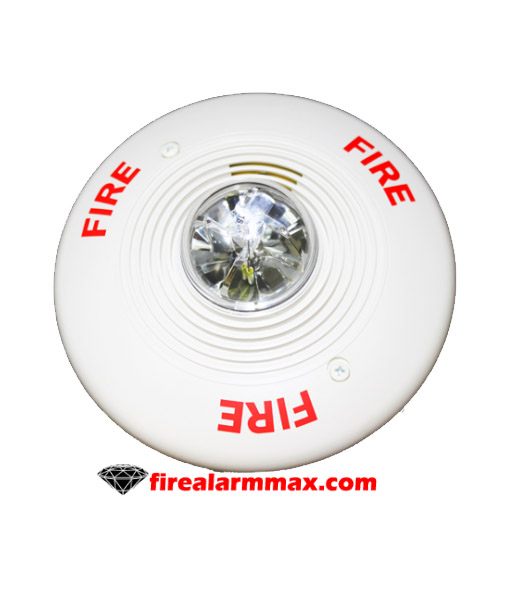 System Sensor PC2415W Ceiling Mount Horn Strobe