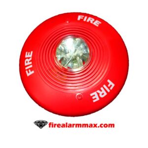 System Sensor PC24177 Red Ceiling Horn Strobe