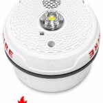 System Sensor PC2WKLED Outdoor Ceiling Horn Strobe (White)
