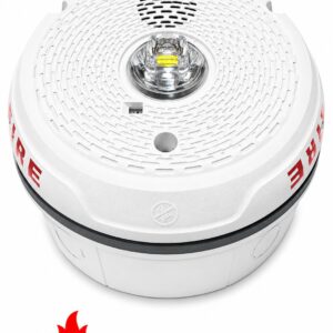 System Sensor PC2WKLED. Outdoor Ceiling Horn Strobe (White)