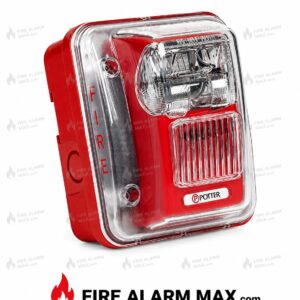 Potter S-24WR-WP Weather Proof Strobe, Red