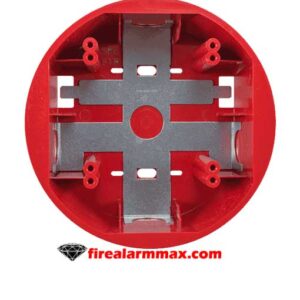 System Sensor SBBCRL Ceiling Surface Mount. Back Box, Red