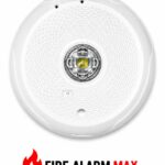 System Sensor SCWLED-P Ceiling-Mount Strobe Plain.