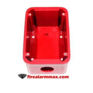 Sigcom SGB-32CD Weatherproof Metal Back Box Red