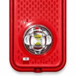 System Sensor SGRLED LED Compact Strobe, Wall, Red
