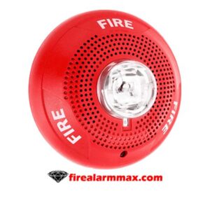 System Sensor SPSCR Ceiling Speaker Strobe (Red)