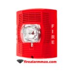 System Sensor SPSRH Wall Speaker Strobe (Red) Hi Cd