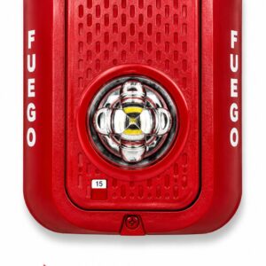 System Sensor SRLED-SP Wall Strobe , "FUEGO" , Red
