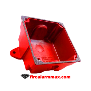 Cooper Wheelock WBB-R Weatherproof Back Box-Red
