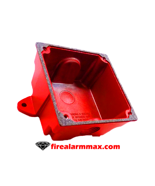 Cooper Wheelock WBB-R Weatherproof Back Box-Red