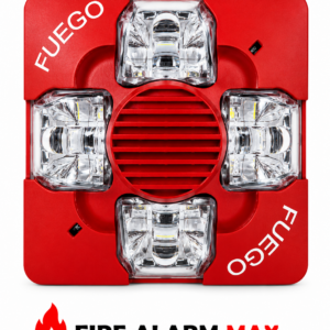 Edwards WGAVRF-SP Horn/Strobe FUEGO Red