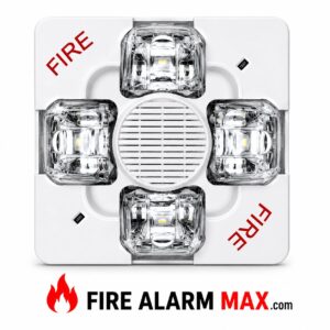 Edwards WGSVWF Speaker-Strobe, FIRE Marking, White
