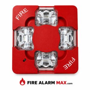 Edwards WGVRF Outdoor Strobe, 15-30CD, "FIRE", Red