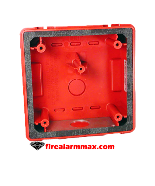 Cooper Wheelock WPBB-R Weatherproof Back Box Red
