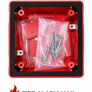 Cooper Wheelock WPSBB-R Weatherproof Back Box-Red