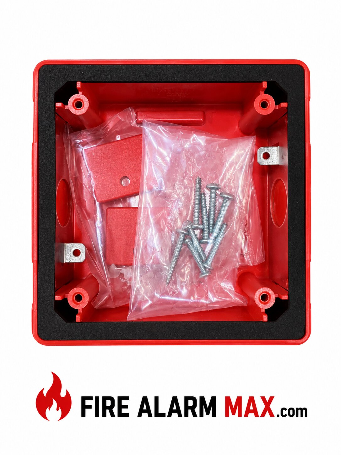 Cooper Wheelock WPSBB-R Weatherproof Back Box-Red