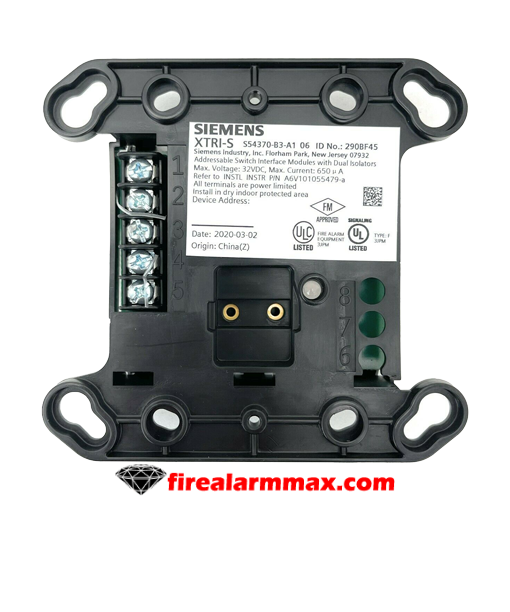 Siemens XTRI-S Single Interface Module P/N S54370-B3-A1