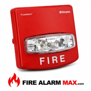 Simplex 4906-9105 Wall Mount Strobe Weatherproof (Red)