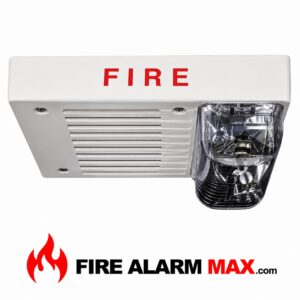 Simplex 4906-9130 Ceiling White Horn Strobe