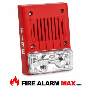 Simplex 4906-9228 Ceiling, Red, Horn Strobe
