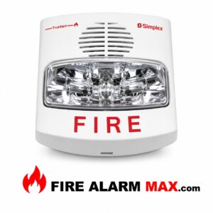 Simplex 49AV-WWF Wall White Horn Strobe