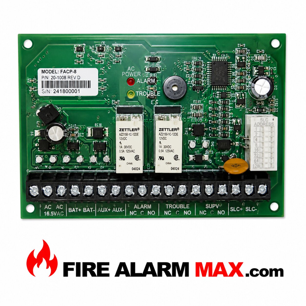 Simplex 565-905 4-Wire Duct Detector Board