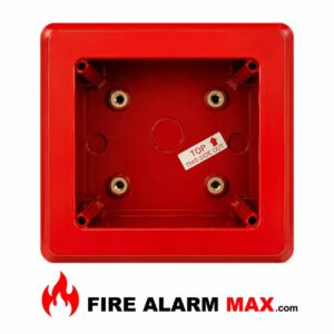 Edwards 757A-WB Surface Metal Back Box (Red)