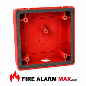 Wheelock WPBB-R Weatherproof Back Box Red